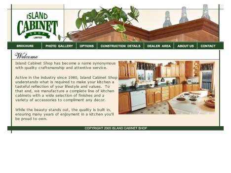 Www Islandcabinetshop Com Island Cabinet Shop Limited Official